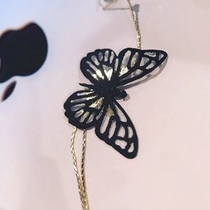 Butterfly Statement Drop Earrings